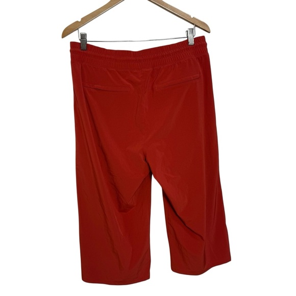 Athleta Avenue wide leg crop pants size 12/P travel lightweight drawstring - Picture 4 of 7